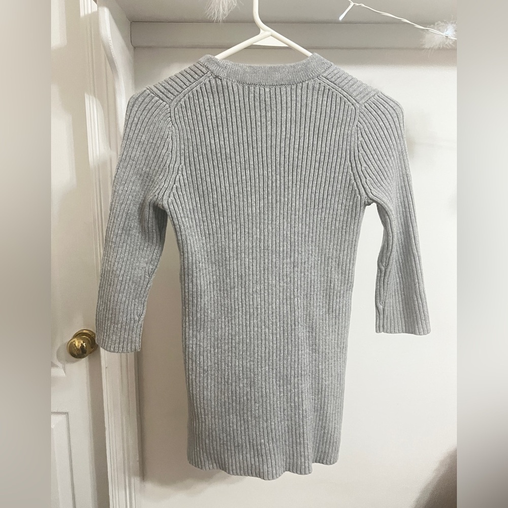 Michael Kors Lace Up Grey Sweater - Picture 5 of 5